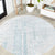 Samoa Lotu Tamaiti Mamanu Siapo Round Carpet Off White Plumeria - Polynesian Pride