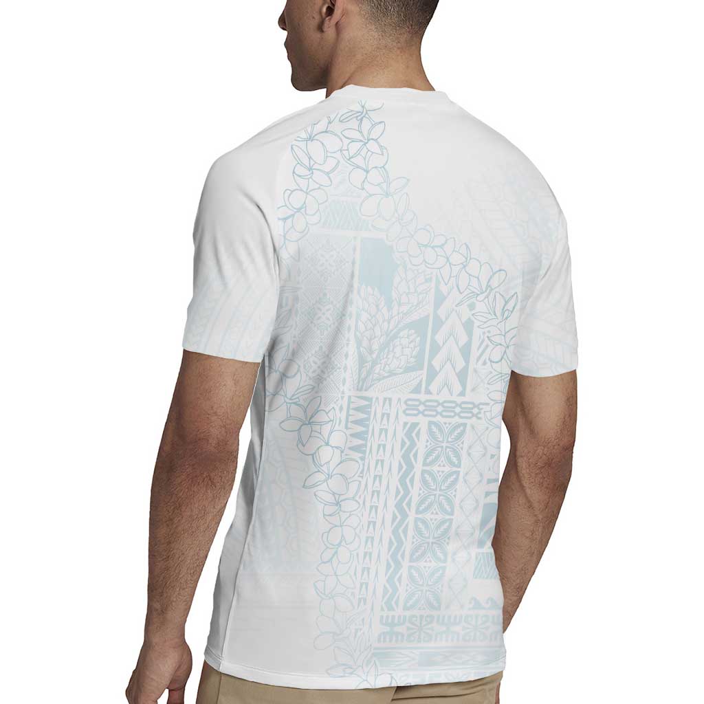 Samoa Lotu Tamaiti Mamanu Siapo Rugby Jersey Off White Plumeria - Polynesian Pride
