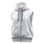 Samoa Lotu Tamaiti Mamanu Siapo Sleeveless Zip Hoodie Off White Plumeria - Polynesian Pride