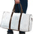 Samoa Lotu Tamaiti Mamanu Siapo Travel Bag Off White Plumeria - Polynesian Pride