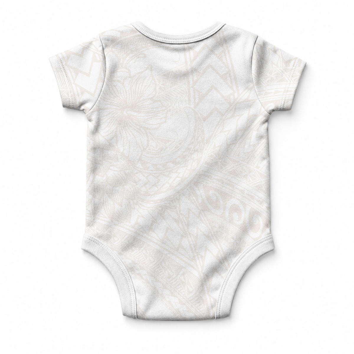 Samoa Lotu Tamaiti Ivory Baby Onesie Teuila Tatau LT7 - Polynesian Pride