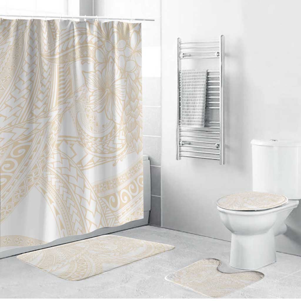 Samoa Lotu Tamaiti Ivory Bathroom Set Teuila Tatau - Polynesian Pride