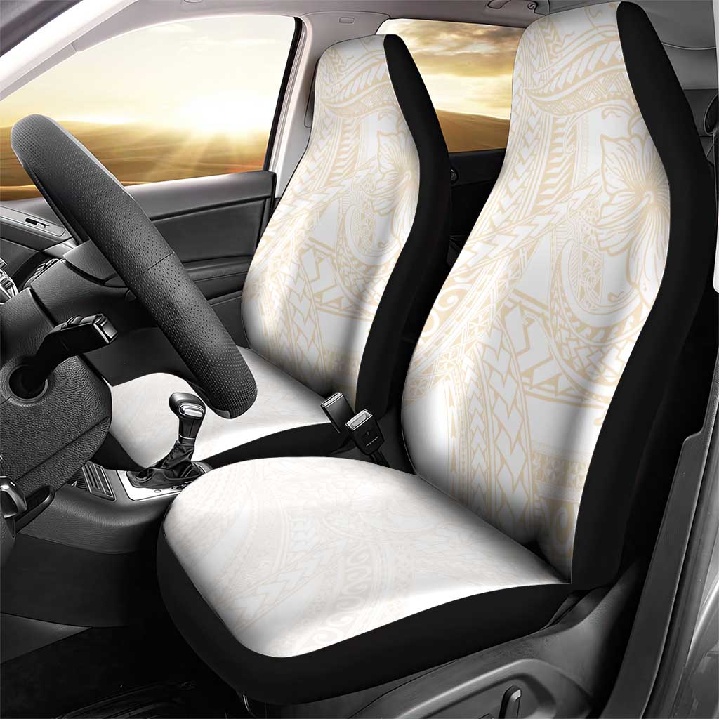 Samoa Lotu Tamaiti Ivory Car Seat Cover Teuila Tatau LT7 - Polynesian Pride