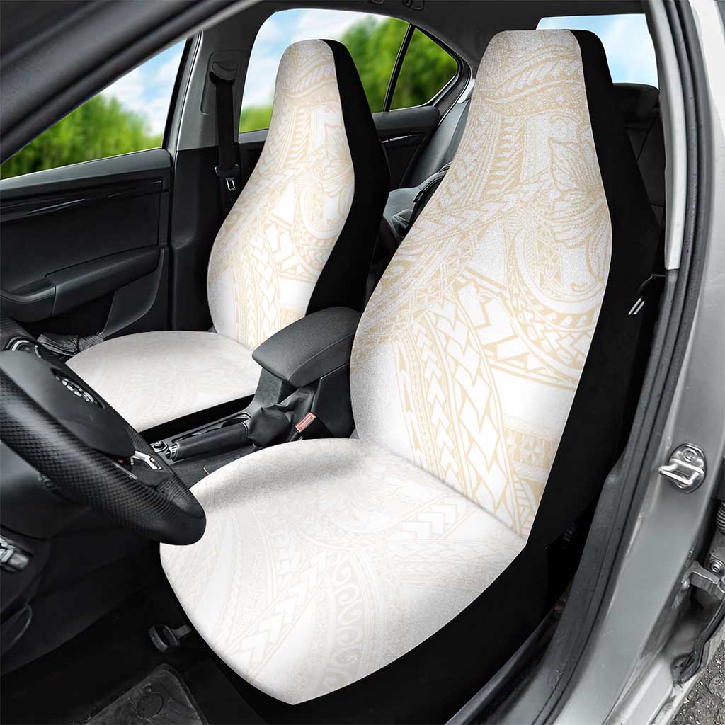 Samoa Lotu Tamaiti Ivory Car Seat Cover Teuila Tatau LT7 - Polynesian Pride