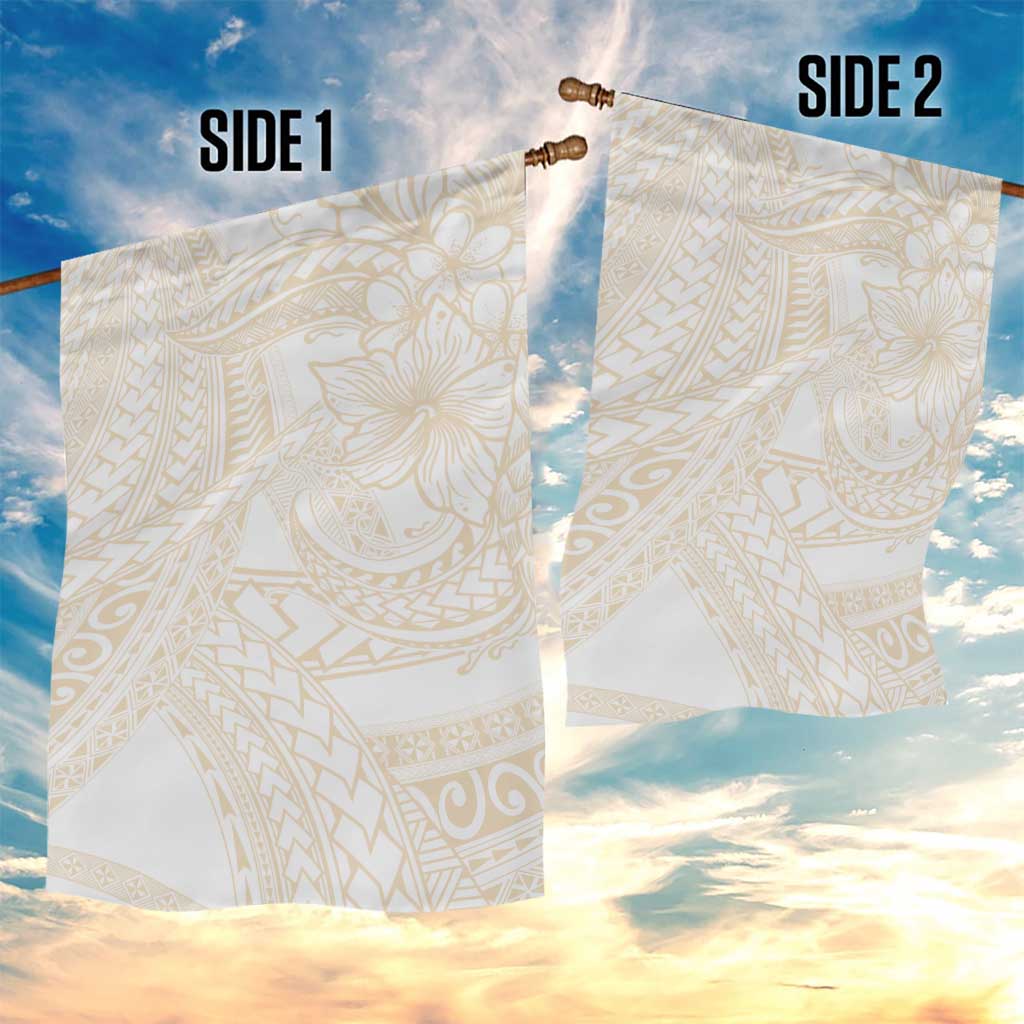 Samoa Lotu Tamaiti Ivory Garden Flag Teuila Tatau - Polynesian Pride