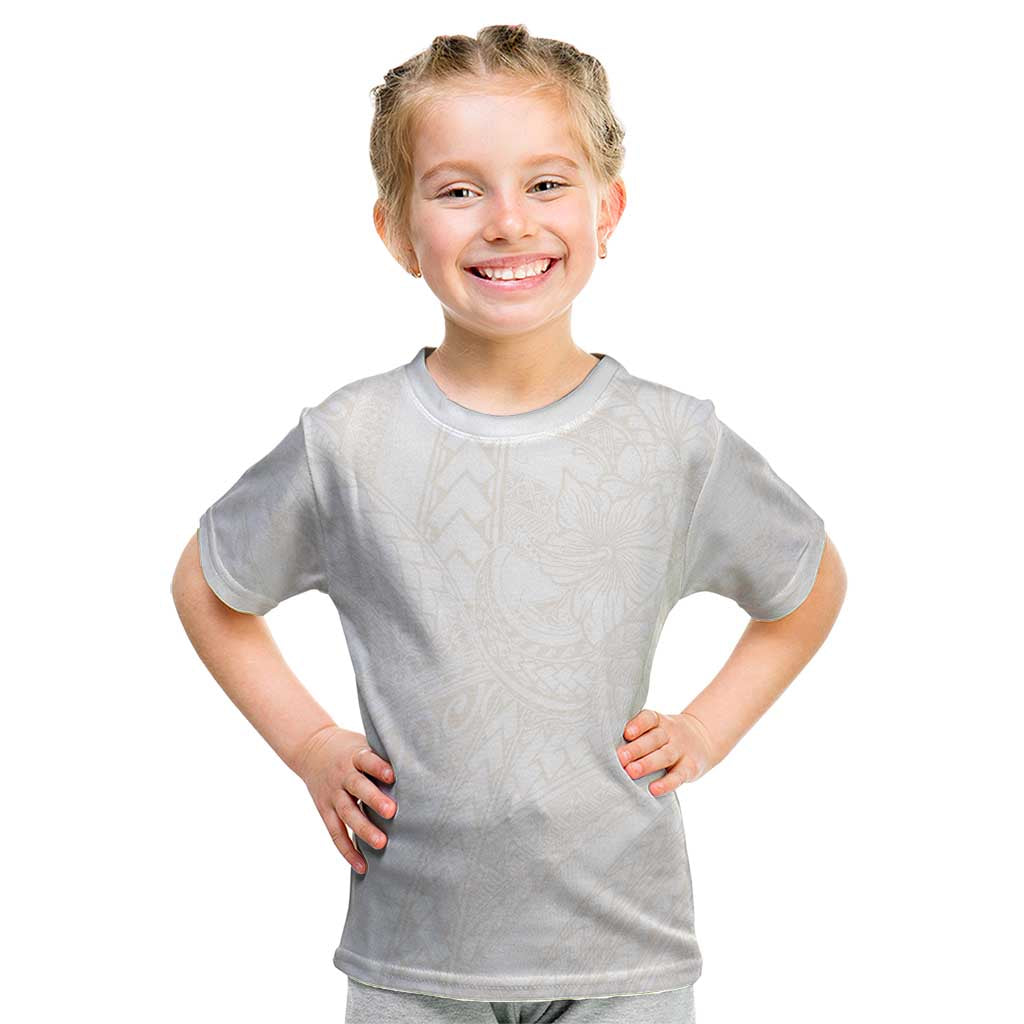 Samoa Lotu Tamaiti Ivory Kid T Shirt Teuila Tatau - Polynesian Pride