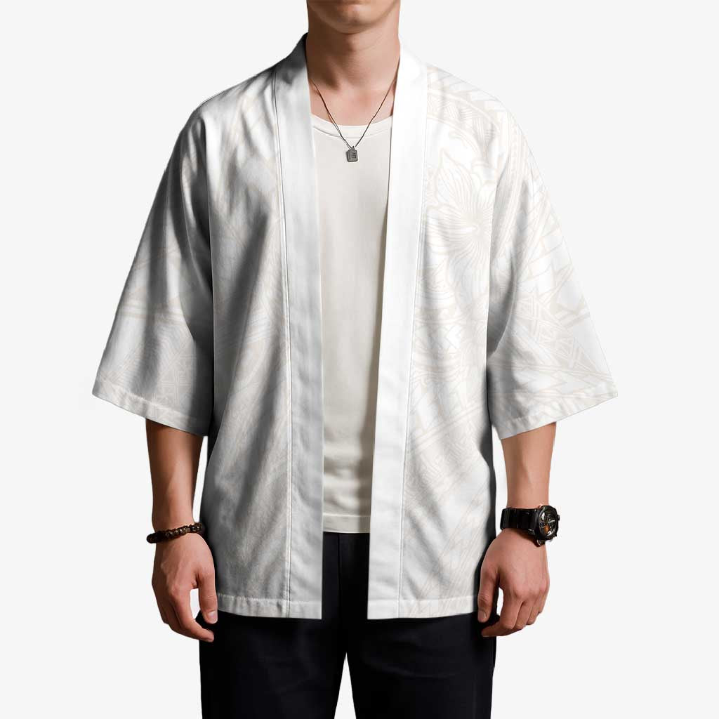 Samoa Lotu Tamaiti Ivory Kimono Teuila Tatau - Polynesian Pride