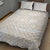 Samoa Lotu Tamaiti Ivory Quilt Bed Set Teuila Tatau - Polynesian Pride