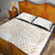 Samoa Lotu Tamaiti Ivory Quilt Bed Set Teuila Tatau - Polynesian Pride