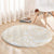 Samoa Lotu Tamaiti Ivory Round Carpet Teuila Tatau - Polynesian Pride