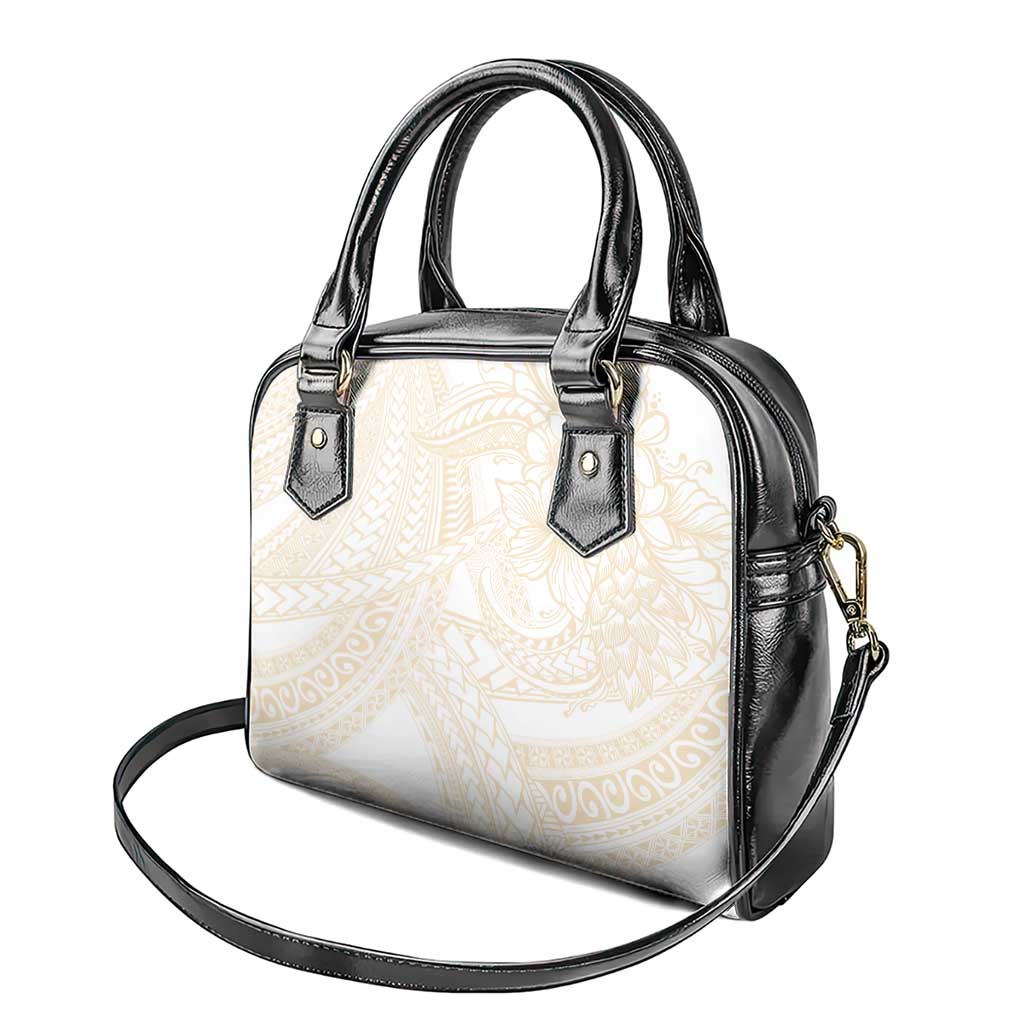 Samoa Lotu Tamaiti Ivory Shoulder Handbag Teuila Tatau - Polynesian Pride