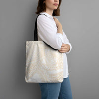 Samoa Lotu Tamaiti Ivory Tote Bag Teuila Tatau - Polynesian Pride