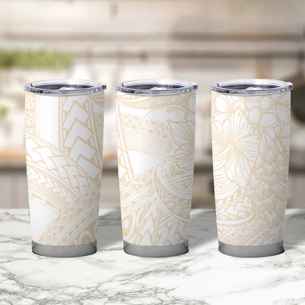 Samoa Lotu Tamaiti Ivory Tumbler Cup Teuila Tatau - Polynesian Pride