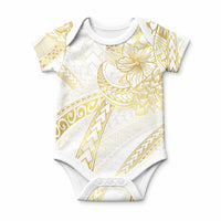 Samoa Lotu Tamaiti Gold Baby Onesie Teuila Tatau LT7 Gold - Polynesian Pride