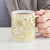Samoa Lotu Tamaiti Gold Ceramic Mug Teuila Tatau - Polynesian Pride