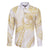Samoa Lotu Tamaiti Gold Family Matching Summer Maxi Dress and Hawaiian Shirt Teuila Tatau - Polynesian Pride