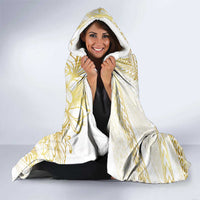 Samoa Lotu Tamaiti Gold Hooded Blanket Teuila Tatau - Polynesian Pride