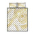 Samoa Lotu Tamaiti Gold Quilt Bed Set Teuila Tatau - Polynesian Pride