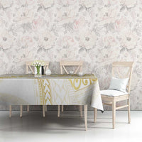 Samoa Lotu Tamaiti Gold Tablecloth Teuila Tatau - Polynesian Pride