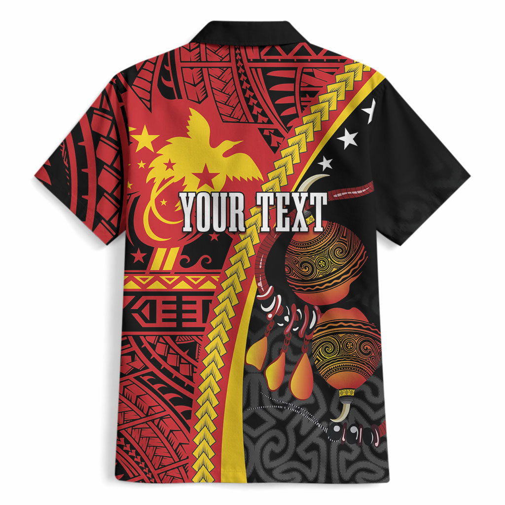 Papua New Guinea Independence Personalised Hawaiian Shirt PNG Bagi and Lime Pot LT7 - Polynesian Pride