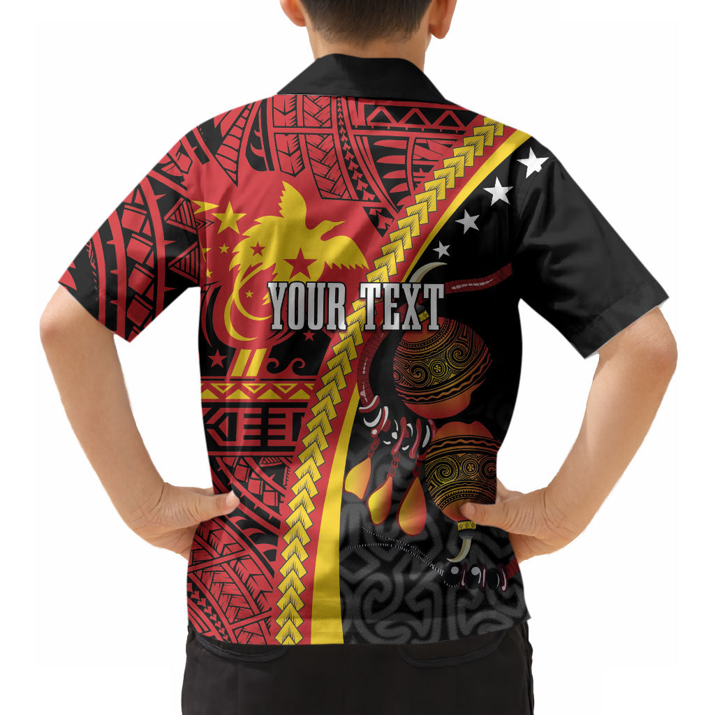 Papua New Guinea Independence Personalised Hawaiian Shirt PNG Bagi and Lime Pot LT7 - Polynesian Pride