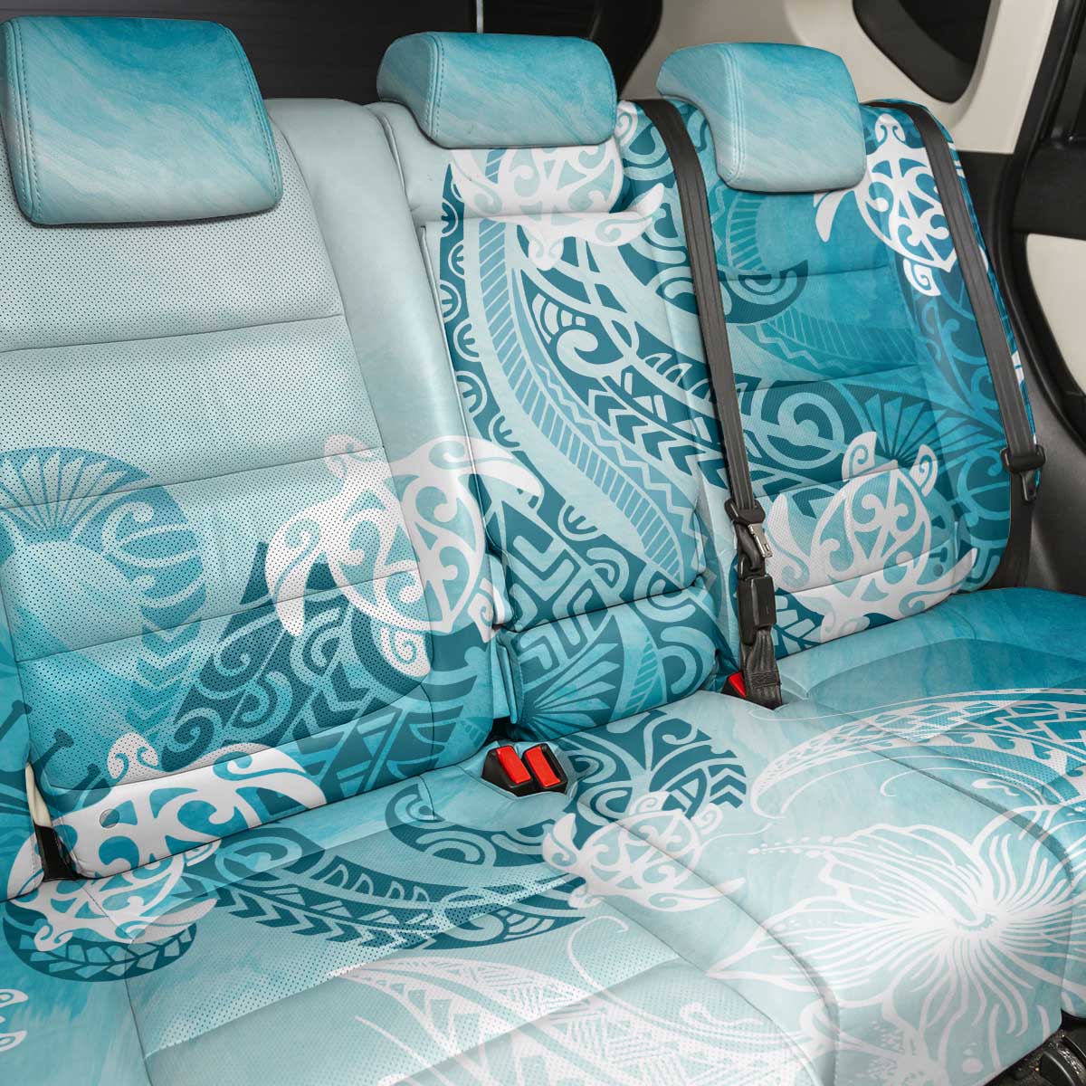 Polynesia Turtle Back Car Seat Cover Watercolor Abstract Style LT7 - Polynesian Pride