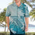 Polynesia Turtle Hawaiian Shirt Watercolor Abstract Style