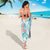 Sea Blue Polynesian Jellyfish Sarong Watercolor Glows - Polynesian Pride