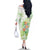 Summer Green Polynesian Jellyfish Family Matching Off The Shoulder Long Sleeve Dress and Hawaiian Shirt Watercolor Glows - Polynesian Pride