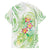 Summer Green Polynesian Jellyfish Family Matching Tank Maxi Dress and Hawaiian Shirt Watercolor Glows - Polynesian Pride