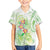 Summer Green Polynesian Jellyfish Family Matching Tank Maxi Dress and Hawaiian Shirt Watercolor Glows - Polynesian Pride