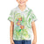 Summer Green Polynesian Jellyfish Kid Hawaiian Shirt Watercolor Glows - Polynesian Pride