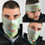 Summer Green Polynesian Jellyfish Neck Gaiter Watercolor Glows - Polynesian Pride