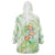 Summer Green Polynesian Jellyfish Wearable Blanket Hoodie Watercolor Glows - Polynesian Pride
