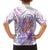 Lavender Polynesian Jellyfish Kid Hawaiian Shirt Watercolor Glows - Polynesian Pride