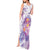 Lavender Polynesian Jellyfish Tank Maxi Dress Watercolor Glows - Polynesian Pride