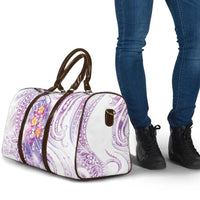 Lavender Polynesian Jellyfish Travel Bag Watercolor Glows - Polynesian Pride