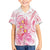 Rose Pink Polynesian Jellyfish Kid Hawaiian Shirt Watercolor Glows - Polynesian Pride