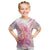 Rose Pink Polynesian Jellyfish Kid T Shirt Watercolor Glows - Polynesian Pride