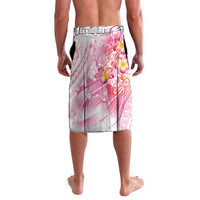 Rose Pink Polynesian Jellyfish Lavalava Watercolor Glows - Polynesian Pride