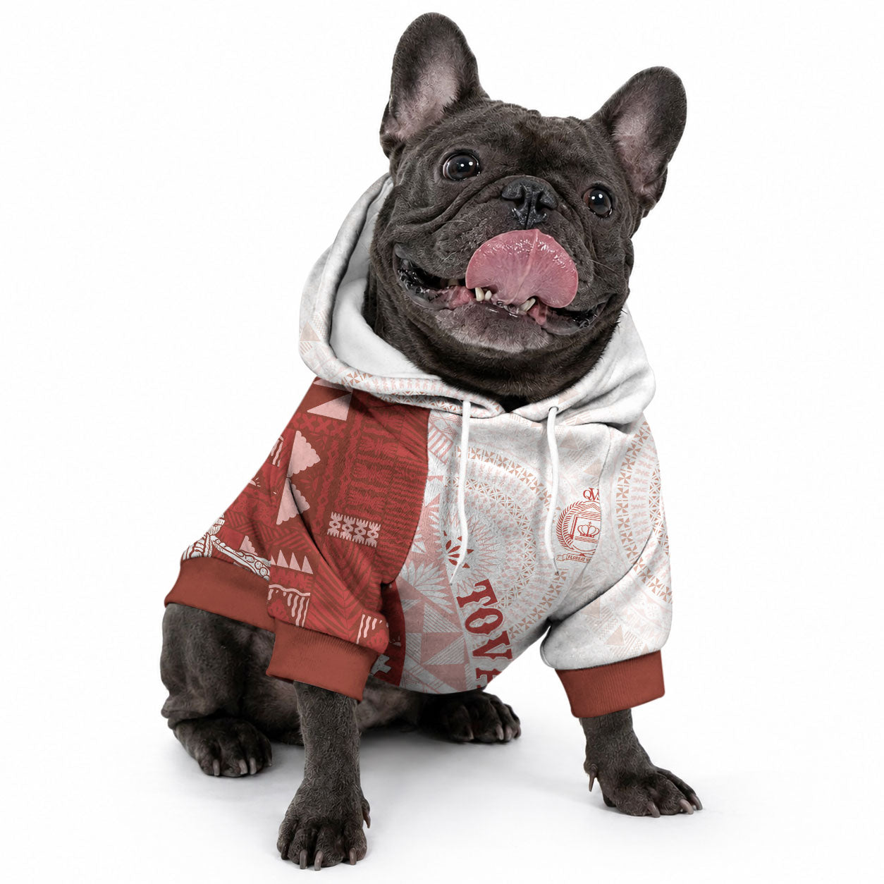 Queen Victoria School Fiji Vulinitu Tovata House Pet Hoodie Masi Tapa LT7 - Polynesian Pride