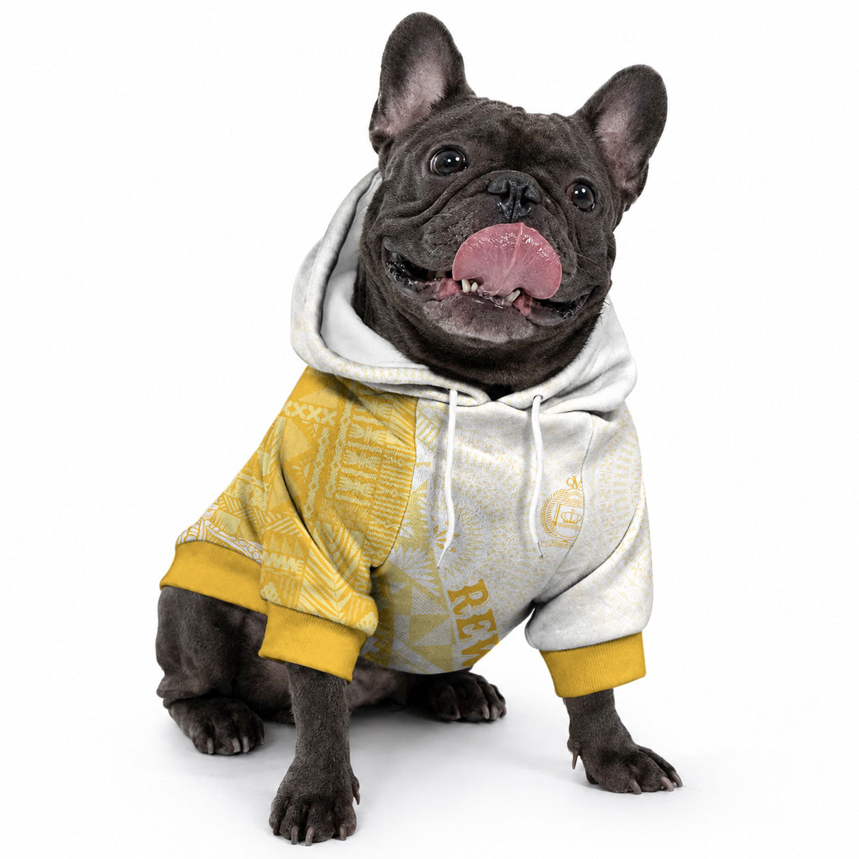 Queen Victoria School Fiji Vulinitu Rewa House Pet Hoodie Masi Tapa LT7 - Polynesian Pride