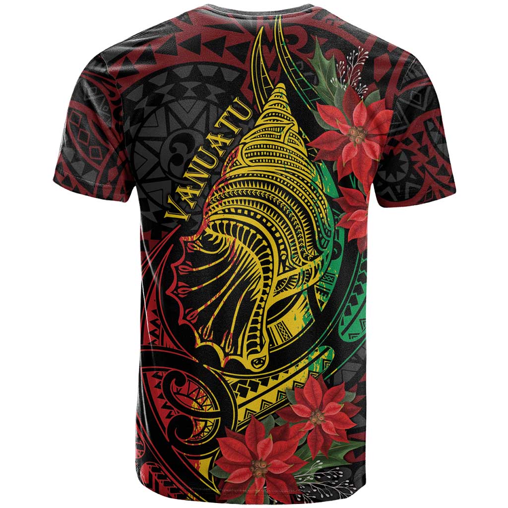 Vanuatu Meri Krismas T Shirt Conch Shell Tribal Art