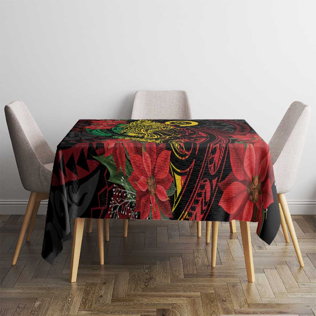 Vanuatu Meri Krismas Tablecloth Conch Shell Tribal Art