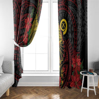 Vanuatu Meri Krismas Window Curtain Conch Shell Tribal Art