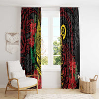 Vanuatu Meri Krismas Window Curtain Conch Shell Tribal Art