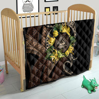 Samoa Moso'oi Flowers Tatau Quilt Festive Tapa Brown LT7 - Polynesian Pride