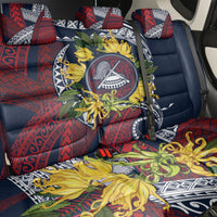 Samoa Moso'oi Flowers Tatau Back Car Seat Cover Festive National Color LT7 - Polynesian Pride