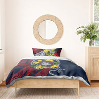 Samoa Moso'oi Flowers Tatau Bedding Set Festive National Color LT7 - Polynesian Pride