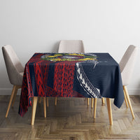 Samoa Moso'oi Flowers Tatau Tablecloth Festive National Color LT7 - Polynesian Pride